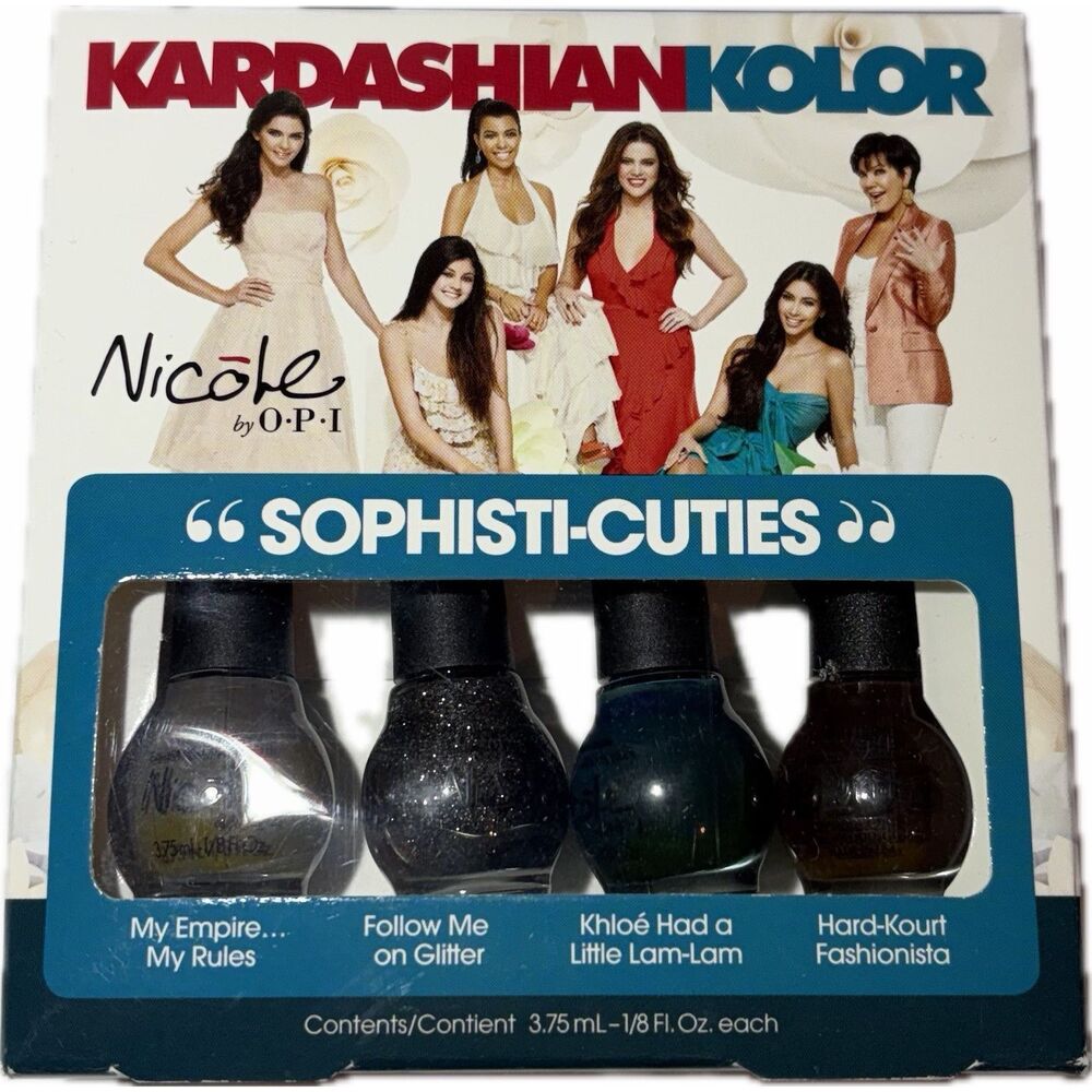 Nicole by OPI Kardashiankolor Sophisti-Cuties Collection RARE Nail Polish